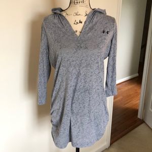 Under armour long gathered hoodie